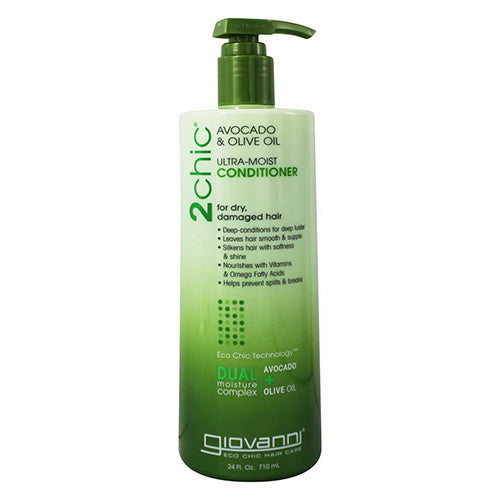 Giovanni 2chic Avocado and Olive Oil Ultra Moist Conditioner, 24 Oz